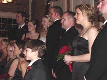 Stephanie, Devin and the wedding party